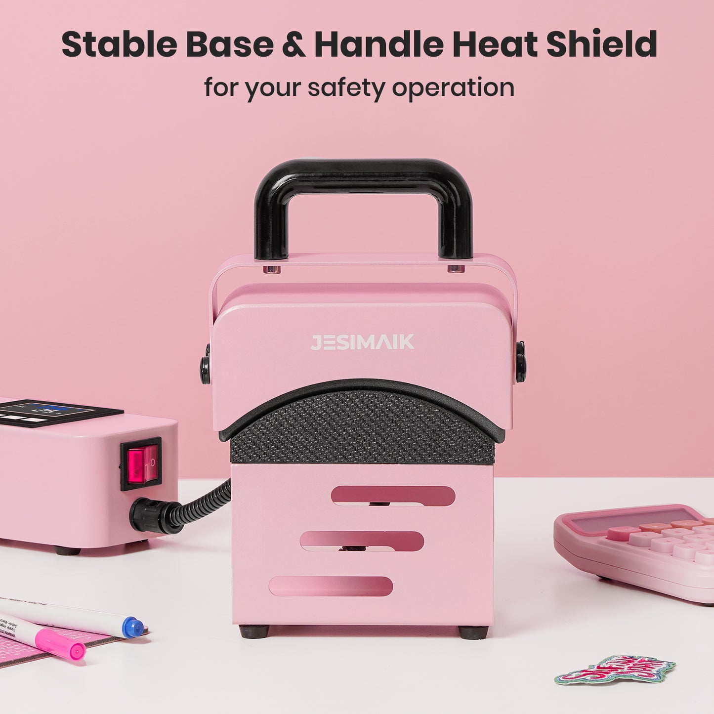Pink Heat Press Machine for Caps