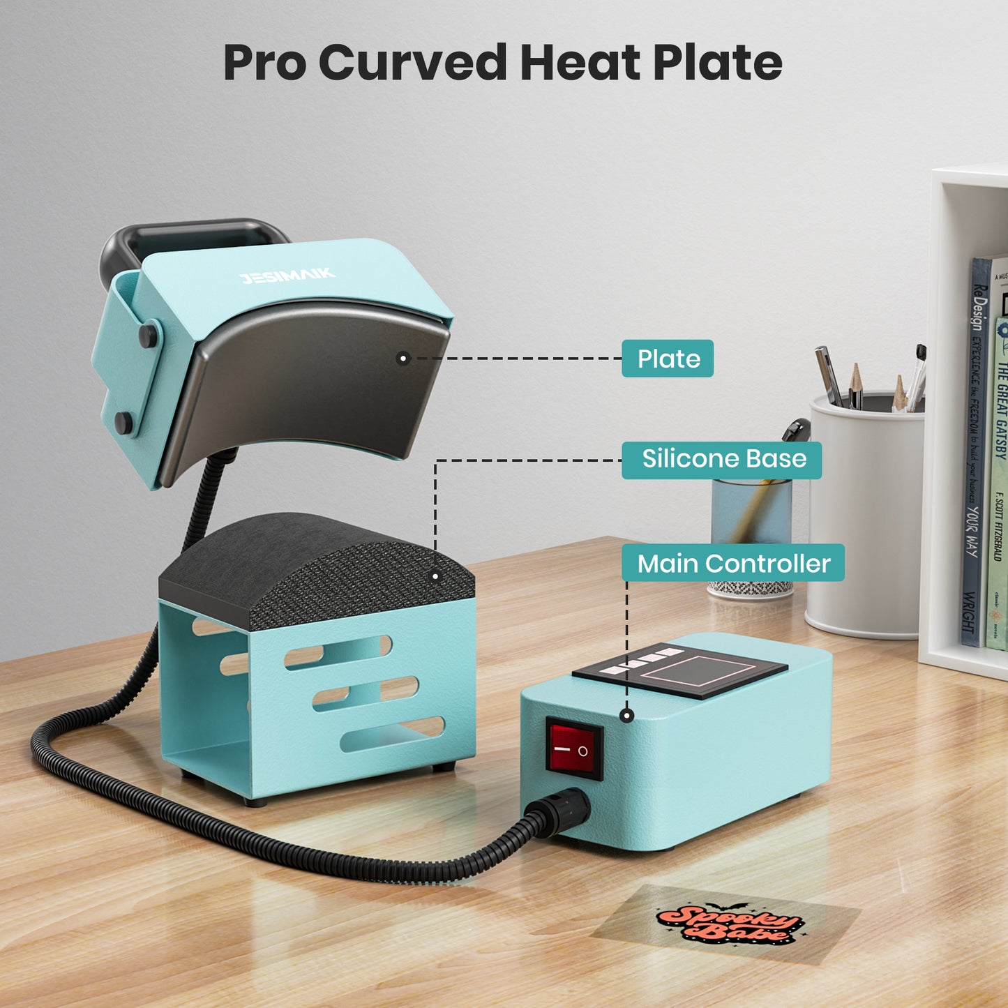 Blue Heat Press Machine for Caps