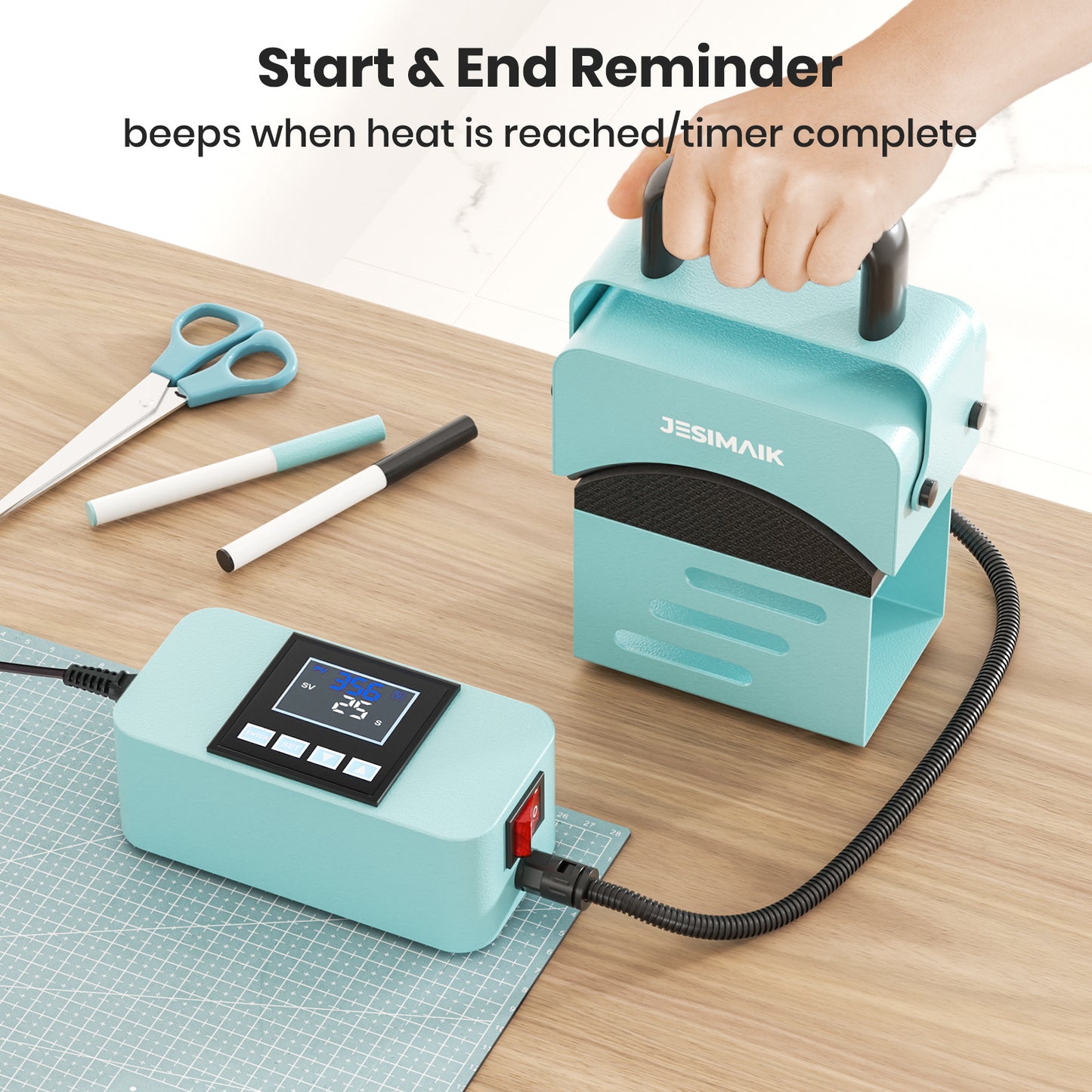 Blue Heat Press Machine for Caps