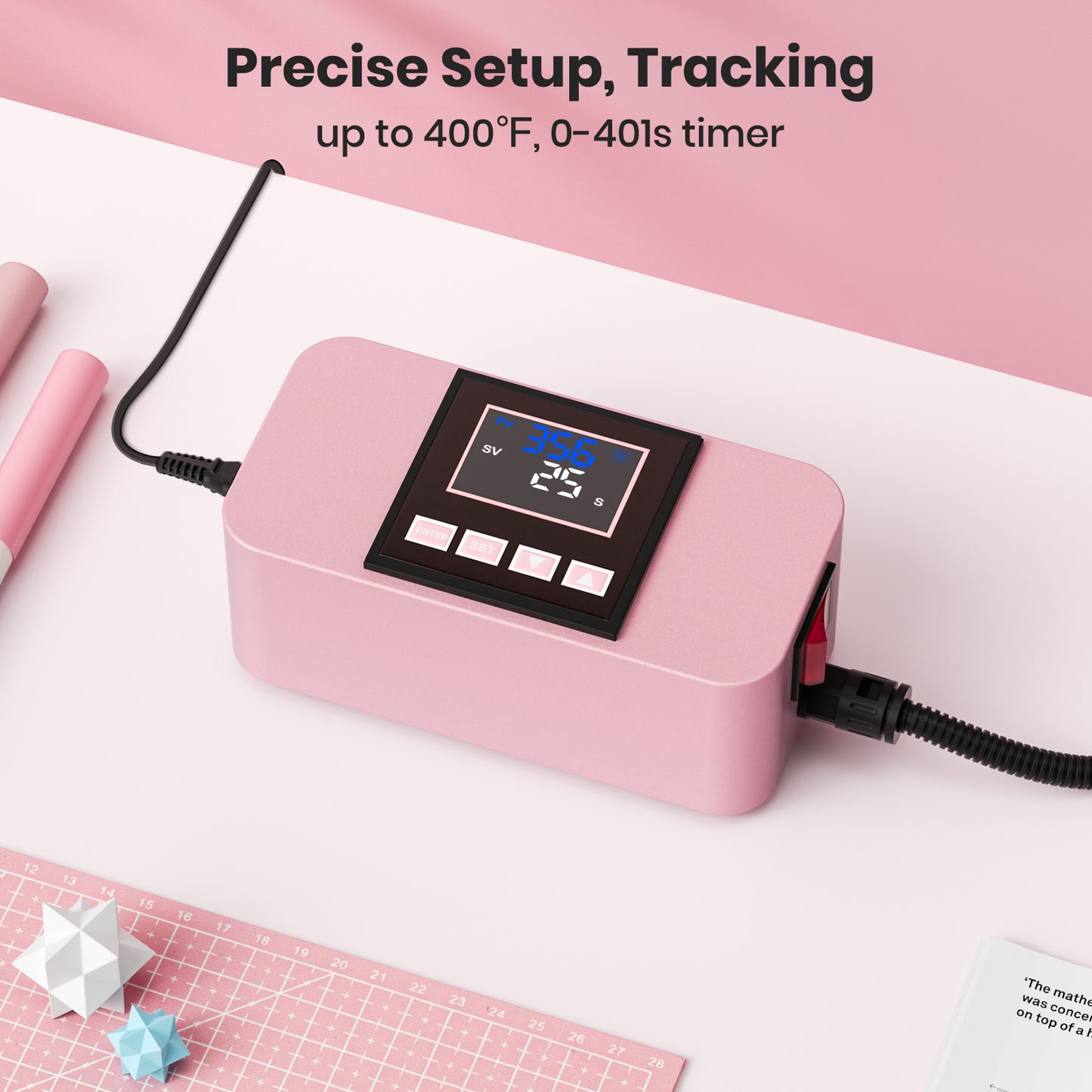Pink Heat Press Machine for Caps