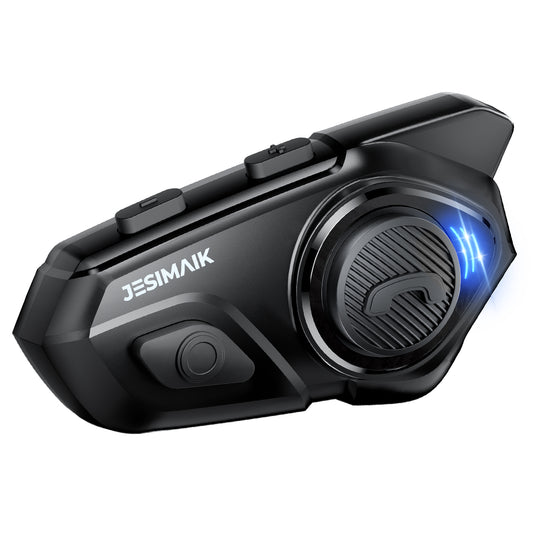 Motorcycle Bluetooth Headset, Dual Chips for Multitasking Audio, 10 Riders Pairing 2000M Motorcycle Helmet Bluetooth Intercom System, HiFi Sound/Music Sharing/AI Voice/FM/Noise Reduction