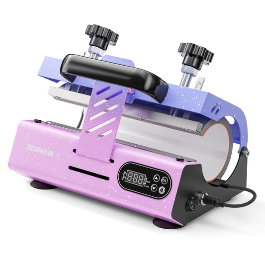 Purple Starry Heat Press Machine for Tumbler